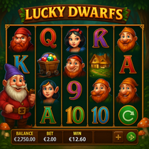 BillyBets - Lucky Dwarfs Slot Game - Red Tiger