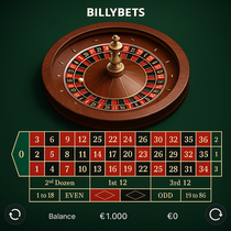 BillyBets - Roulette - Červená nebo Černá
